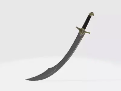 Arabic sword 3D model