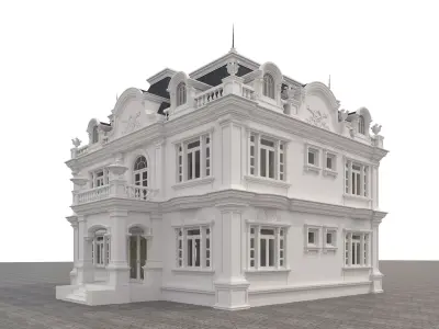Classical style Villa  3 3D model