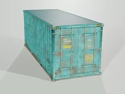 Rusty Container   3D model
