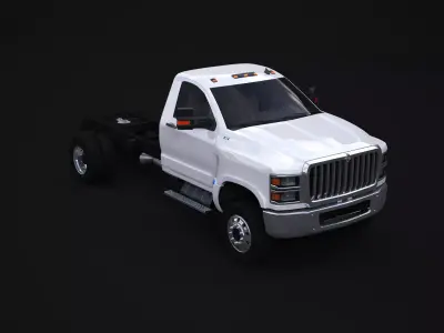 International CV Regular Cab 3D model