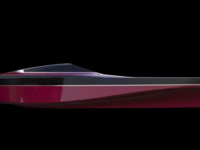 speedboat desk model Free 3D model