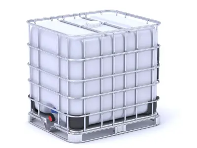 IBC Water Tank 3D model purchase