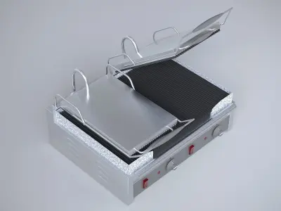 INDUSTRIAL DOUBLE TOAST MACHINE 3D model