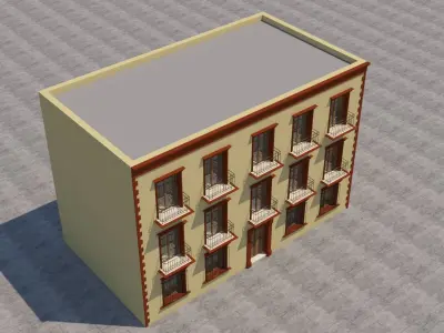 Mexican House  3D model get