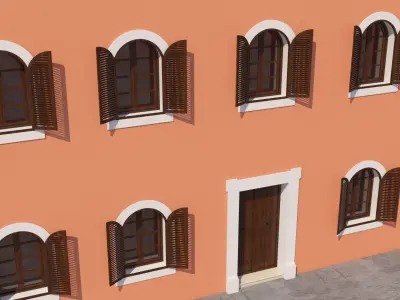 Mexican House 3D model 7