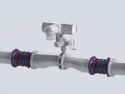 Pneumatic system  3D model
