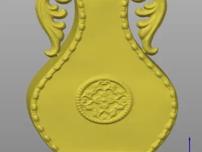 VINTAGE FLOWER VASE 3D model