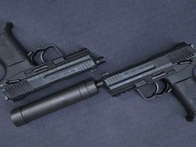 HK45C 3D model