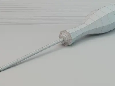 Screwdriver 3D model 6