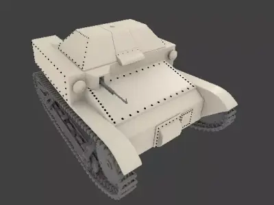 T27 tank Free 3D model