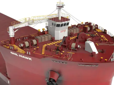 Heavy Load Carrier MV Hawk 3D model