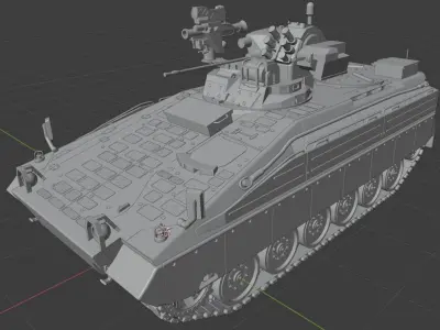 Pre Supported H0 Scale Marder 1A5 IFV 3D print model