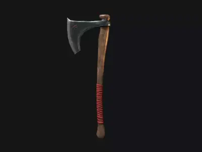 Game ready Axe 2 Low-poly 3D model