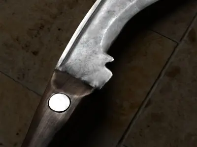 Kukri Knife 3D model buy