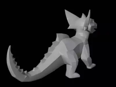 Dragon 3D print model