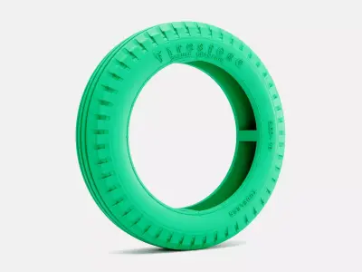 16x5 Firestone Dirt Track Tire 500-16 3D print model
