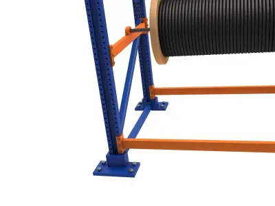 Cantilever Racking System 3D model