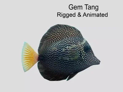 Gem Tang Low-poly 3D model