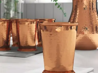 Copper Mint Julep Cup 3D model