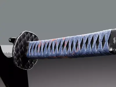 Katana high poly model  3D model