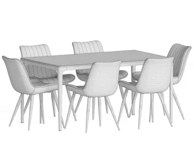 Dining Set 108 3D model