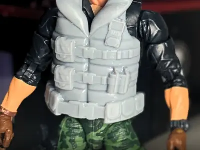 Life Vest 3D printable File For Action Figures 3D print model