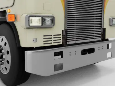 Freightliner FLT - FLA Cabover Semi Truck 3D model