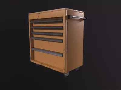 Tool Box 3D Model Low-poly 3D model