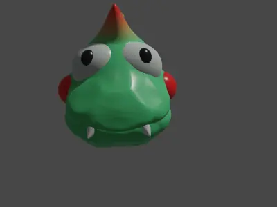 Snake cartoon 3D model