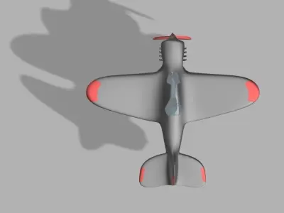 Old plane 3D print model