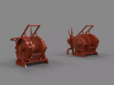 Winch RR 50 3D print model