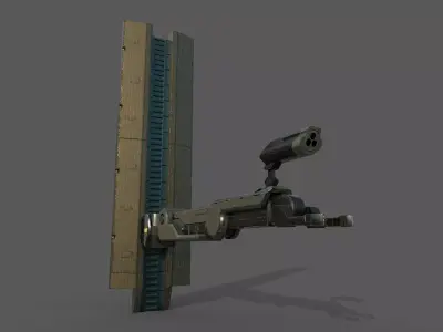 PBR old manipulator 3D model
