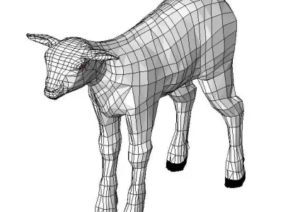 Animal04 lamb Free 3D model
