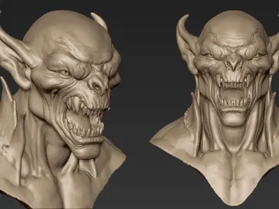 Vampire Heads Part 1 3D model