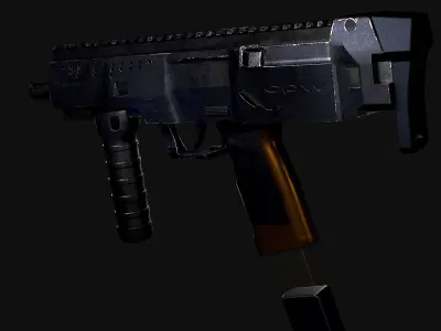 ST Kinetics CPW SMG Free low-poly 3D model