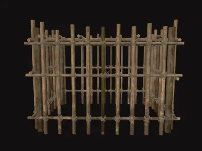 Medieval Prisoner Cell V02 Low-poly 3D model
