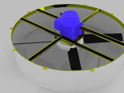 Cooling Tower 3D model buy
