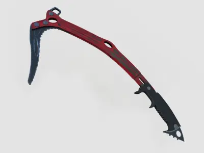 Ice Axe Low-poly 3D model get