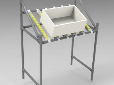 Tube racking 3D model