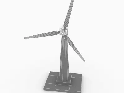 Wind Turbine 3D model shop