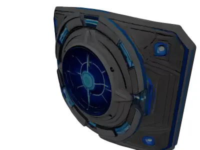 SciFi Cybernetic Energy Module 3D model
