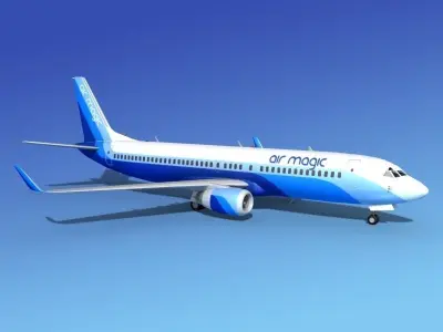 Boeing 737-800 Air Magic 3D model