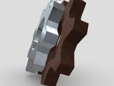 CC0 - Gear Free low-poly 3D model