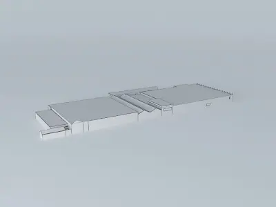 Kerry Logistics Warehouses, Old Trafford. Free 3D model