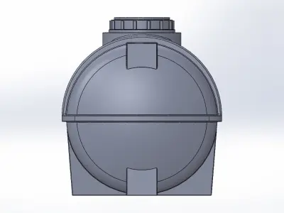 water tank 3D model buy