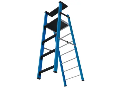 Step Ladder Low-poly 3D model purchase