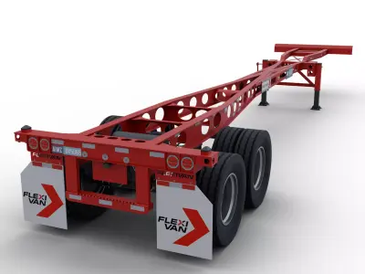 Flexi Van X Lightweight Chassis Low-poly 3D model