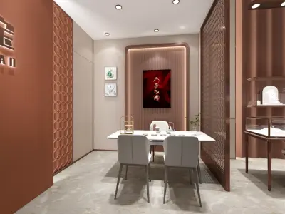 jewelry store Low-poly 3D model purchase