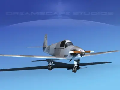 Mooney M-18 Mite USAF 2 3D model