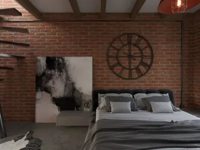 Boutique Hotel Design 3D model